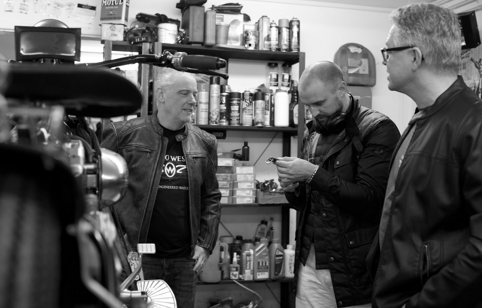 Garage talk at Foundry Motorcycles with Zero West Watches, Harley Davidson and Cafe Racers.