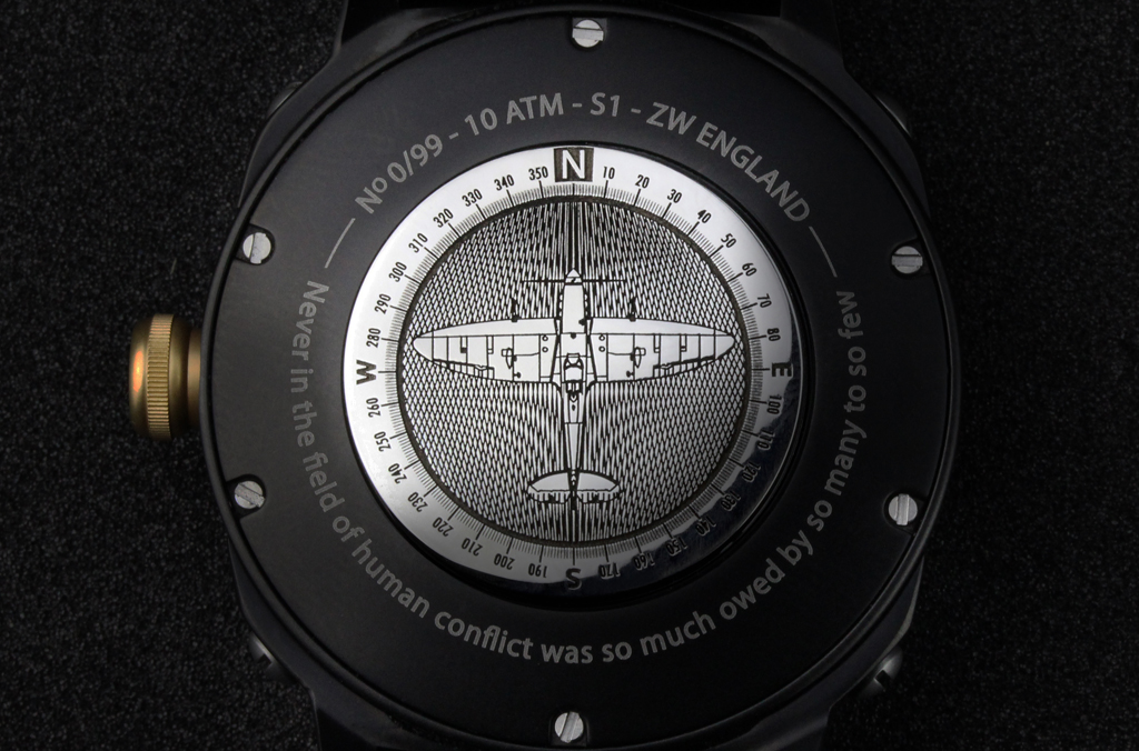 Back of S1 watch close up
