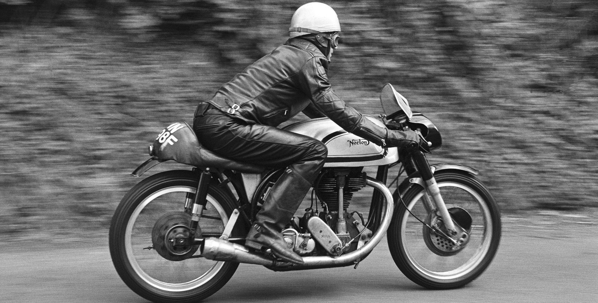 Man riding motorbike