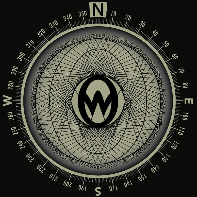 Spiral pattern on back of watch