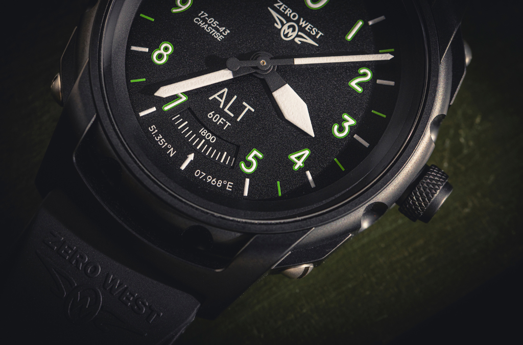 Close up of DB-1 blackout