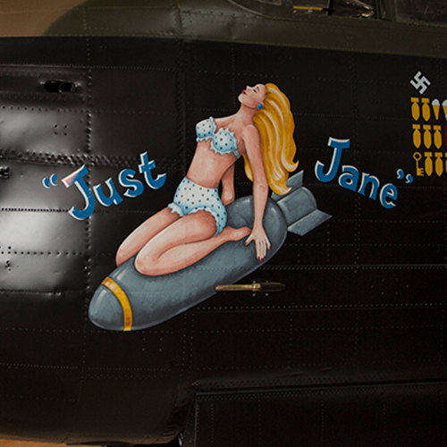 Just Jane nose art