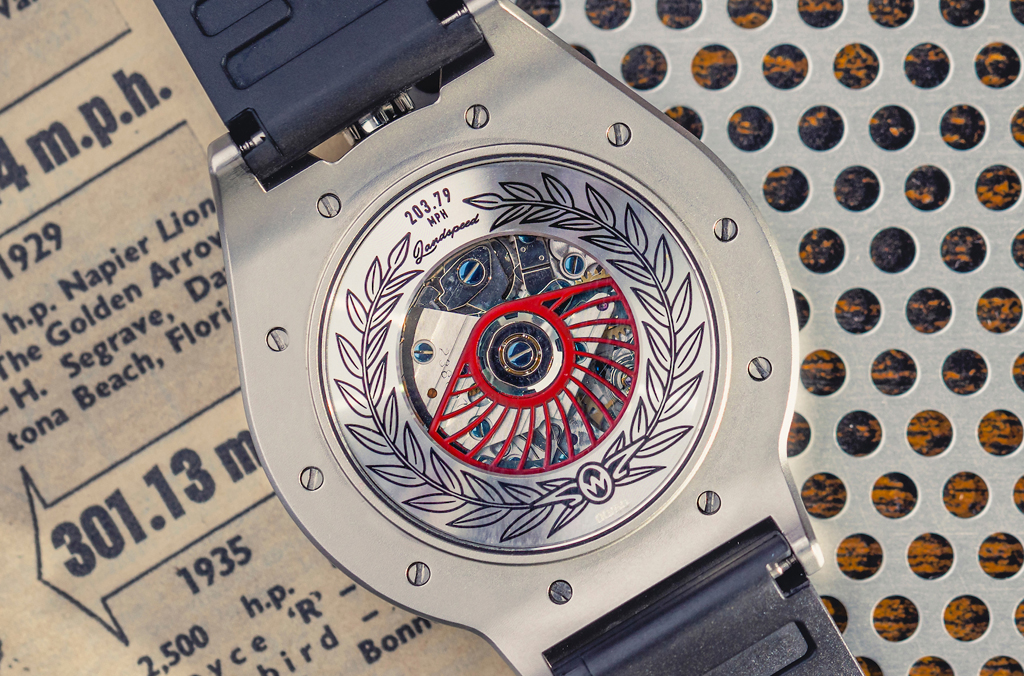 Back of LS-2 watch