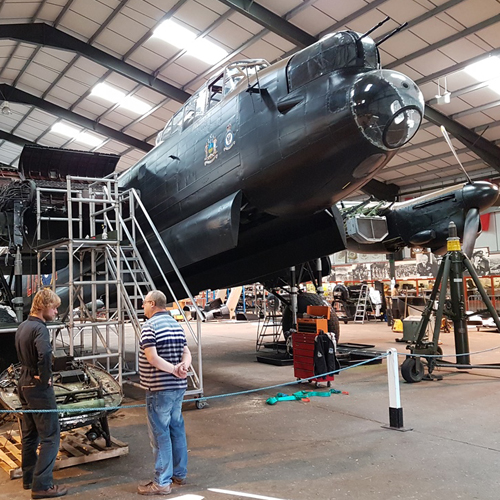 Just Jane Lancaster being restored