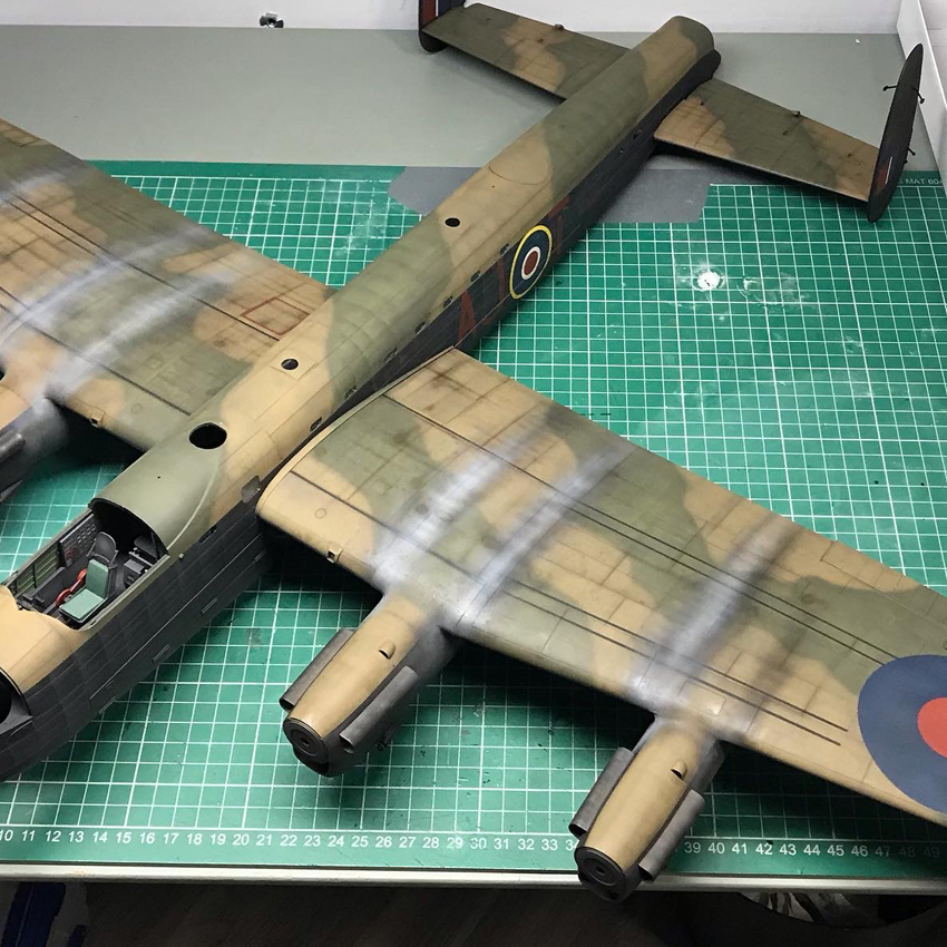 Dambuster model partially built
