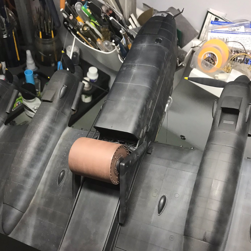 Underside of Dambuster model
