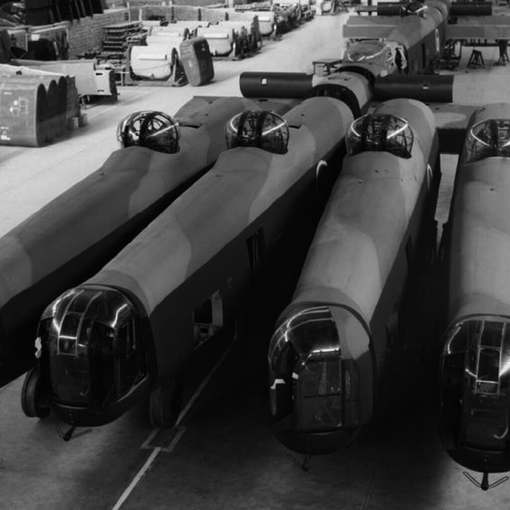 Lancaster parts in factory