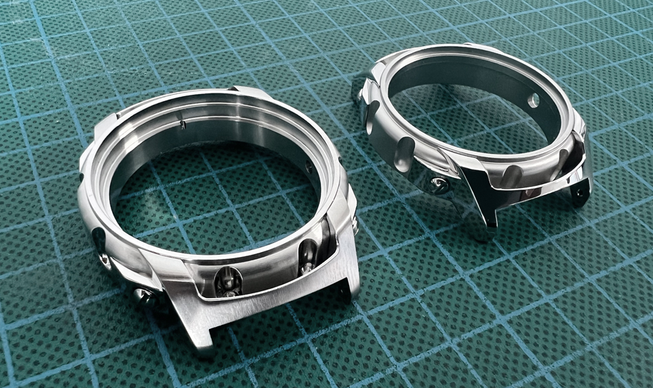 Two different size watch bodies