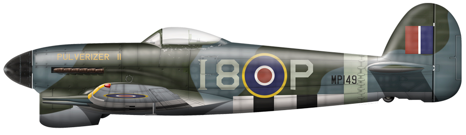 Illustration of WW2 plane
